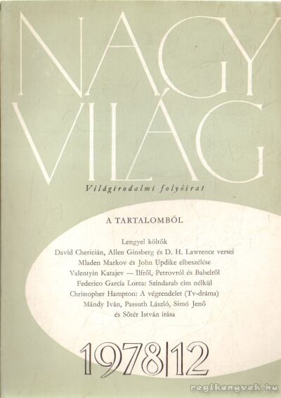 KÉRY LÁSZLÓ - Nagyvilág 1978/12 [antikvár]