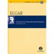 ELGAR - CONCERTO FOR VIOLONCELLO AND ORCHESTRA OP.85  POCKET SCORE (R.CLARKE) + CD