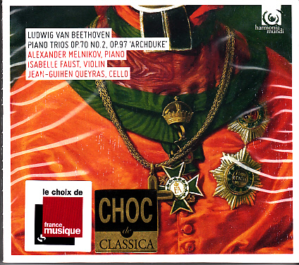 BEETHOVEN - PIANO TRIOS CD MELNIKOV, FAUST, QUEYRAS