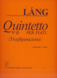 LÁNG, ISTVÁN - QUINTETTO PER FIATI
