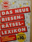 Das neue Riesenrätsellexikon [antikvár]