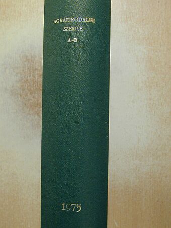 Agrárirodalmi Szemle különlenyomatai 1975/1-12. [antikvár]