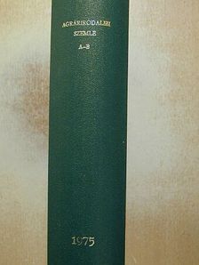 Agrárirodalmi Szemle különlenyomatai 1975/1-12. [antikvár]