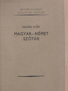Halász Előd - Magyar-német szótár [antikvár]
