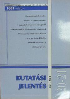 Kutatási jelentés 2003. május [antikvár]