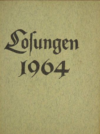 Losungen 1964 [antikvár]