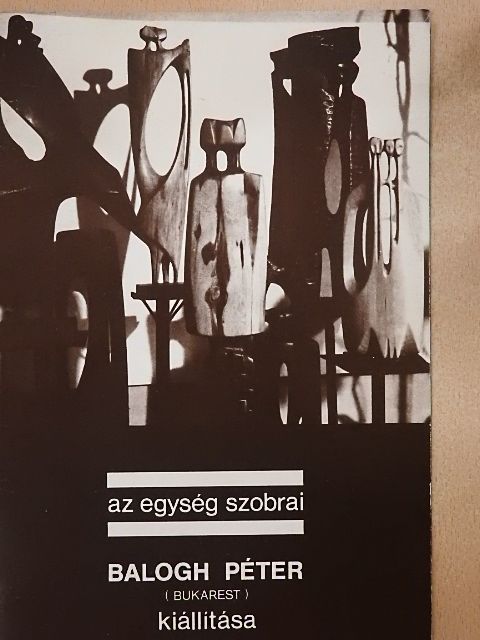 Banner Zoltán - Az egység szobrai [antikvár]