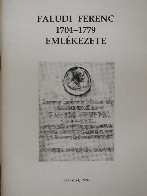 Dobri Mária - Faludi Ferenc emlékezete [antikvár]