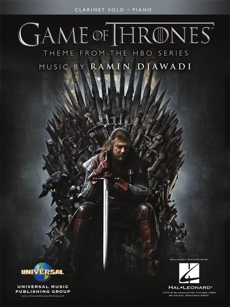 DJAWADI, RAMIN - GAME OF THRONES. THEME FROM THE HBO SERIES, CLARINET SOLO - PIANO