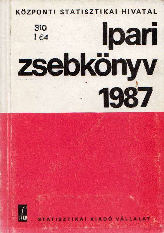 Ipari zsebkönyv 1987 [antikvár]