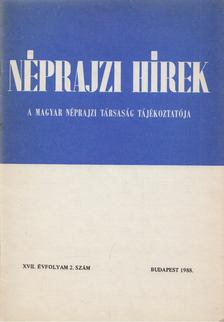 Selmeczi Kovács Attila - Néprajzi hírek 1988 / 2. [antikvár]