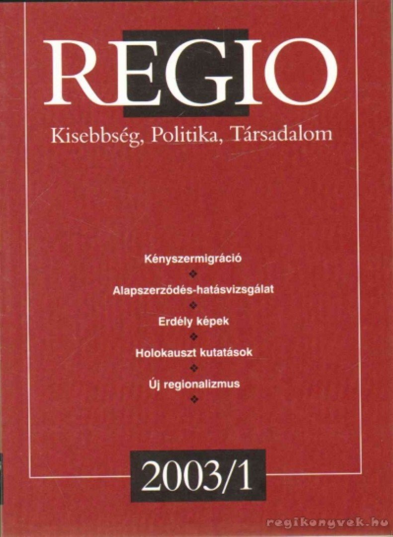 Regio 2003/1 [antikvár]