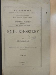 Kégl Sándor - Emír Khoszrev [antikvár]