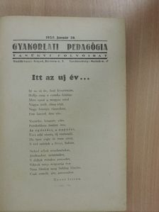 Havas István - Gyakorlati Pedagógia 1938. január-december [antikvár]