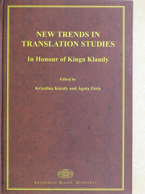 Andrew Chesterman - New Trends in Translation Studies [antikvár]
