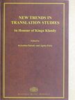 Andrew Chesterman - New Trends in Translation Studies [antikvár]