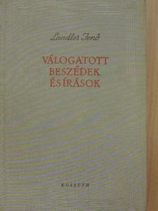 Landler Jenő - Válogatott beszédek és írások [antikvár]