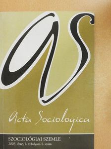 Bognár Bulcsu - Szociológiai szemle 2005. ősz [antikvár]