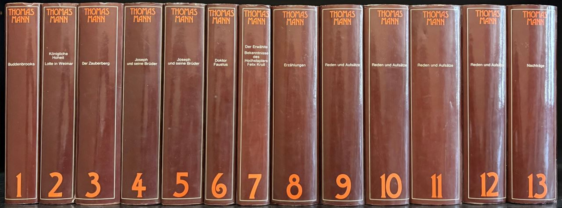 Thomas Mann - Gesammelte Werke in dreizehn Bänden I-XIII. [antikvár]