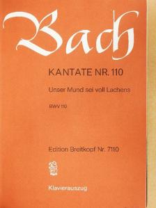 Johann Sebastian Bach - Kantate BWV 110-119. [antikvár]