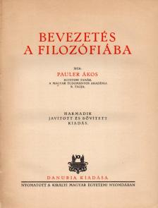 Bevezetés a filozófiába [antikvár]