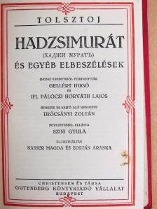 Tolsztoj - Hadzsimurát [antikvár]