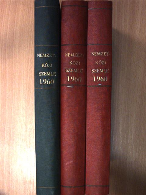 A. Adzsubej - Nemzetközi Szemle 1960. január-december I-III. [antikvár]