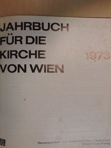 Jahrbuch für die Kirche von Wien 1973 [antikvár]
