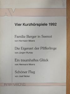 Hermann Moers - Vier Kurzhörspiele 1992 [antikvár]