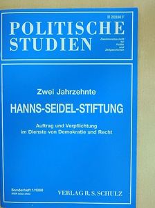 Cornelia Süss - Politische Studien Sonderheft 1/1988 [antikvár]