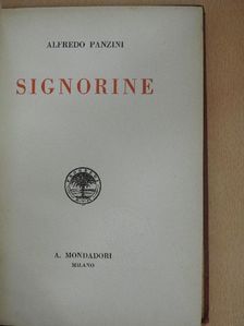 Alfredo Panzini - Signorine [antikvár]