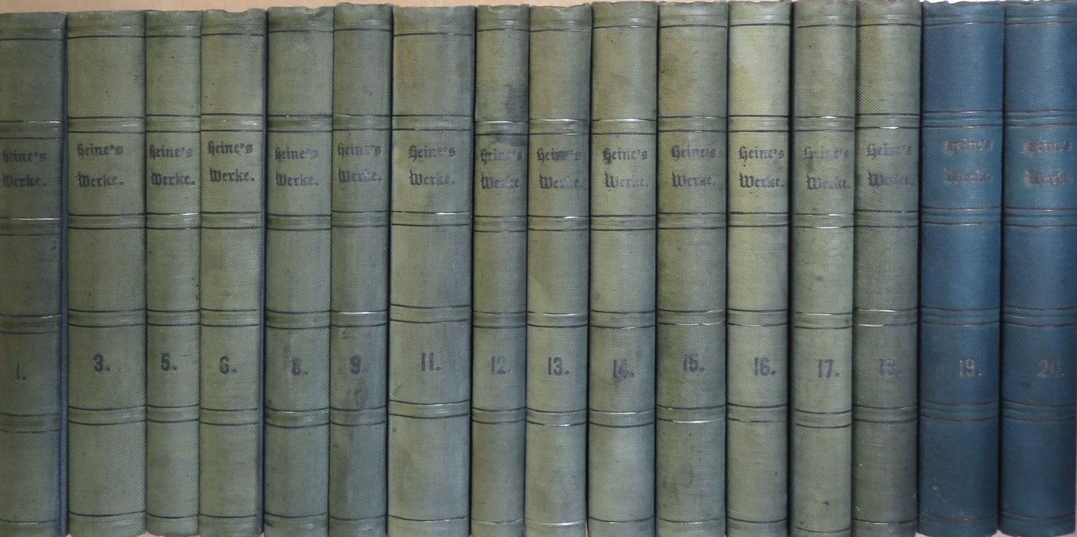 Heinrich Heine - Heinrich Heine's Sämmtliche Werke 1., 3., 5-6., 8-9., 11-20. (gótbetűs) (nem teljes sorozat) [antikvár]