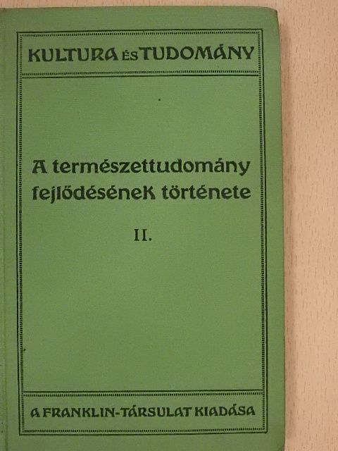Wilhelm Bölsche - A természettudomány fejlődésének története II. (töredék) [antikvár]