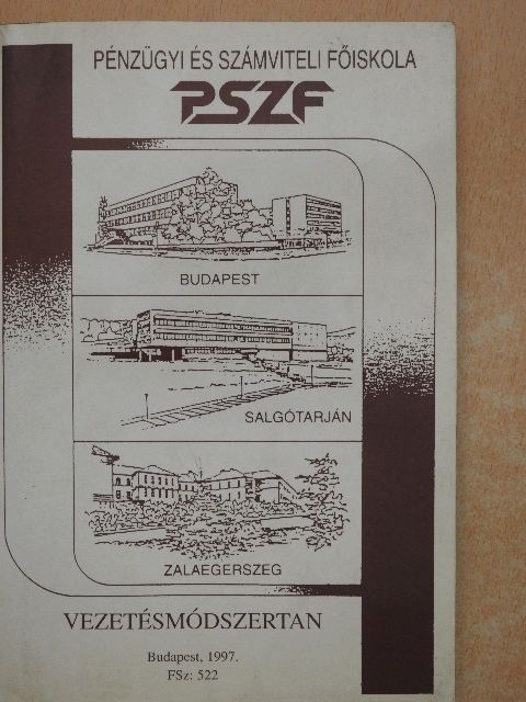 Dr. Roóz József - Vezetésmódszertan [antikvár]