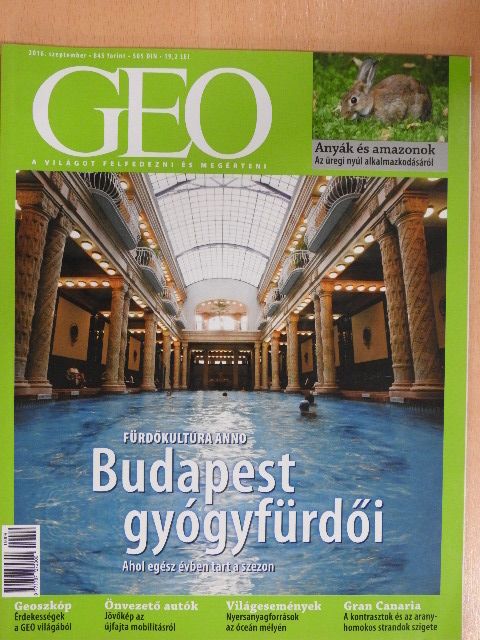 Dr. Altbäcker Vilmos - GEO 2016. szeptember [antikvár]