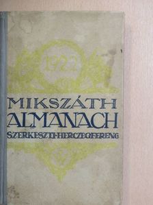 Bársony István - Mikszáth Almanach az 1922-ik évre [antikvár]