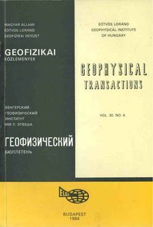 Sz. Kilényi Éva - Geofizikai közlemények vol. 30. no. 4 [antikvár]