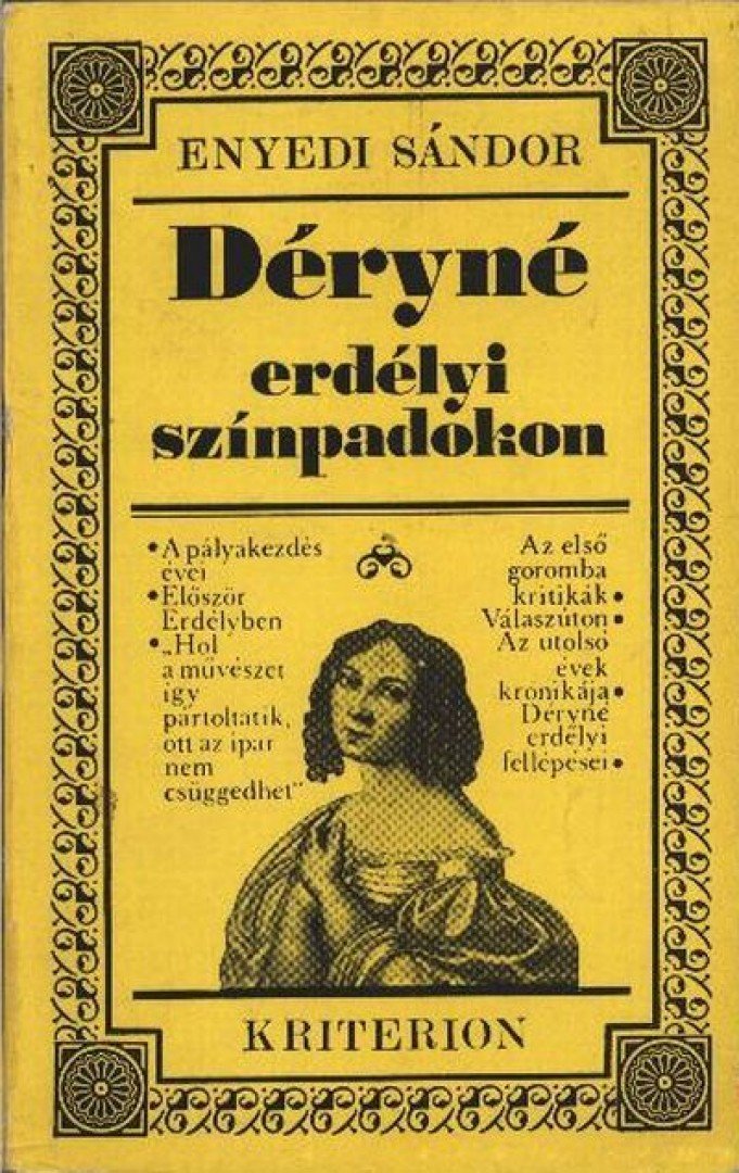 ENYEDI SÁNDOR - Déryné erdélyi színpadokon [antikvár]