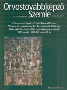 Orvostovábbképző Szemle 2008. január különszám [antikvár]