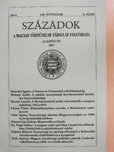 Dénes Iván Zoltán - Századok 2014/6. [antikvár]