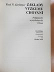 Základy Vyzkumu Chování [antikvár]