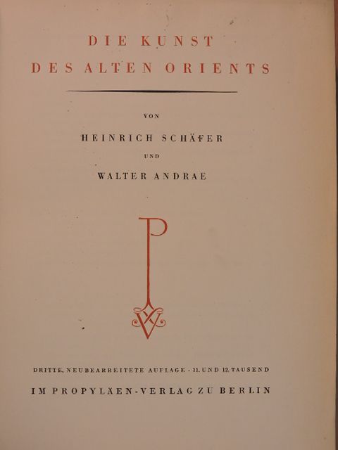 Heinrich Schäfer - Die Kunst des alten Orients [antikvár]