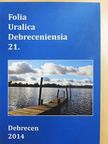 Bánszegi Zsuzsa - Folia Uralica Debreceniensia 21. [antikvár]