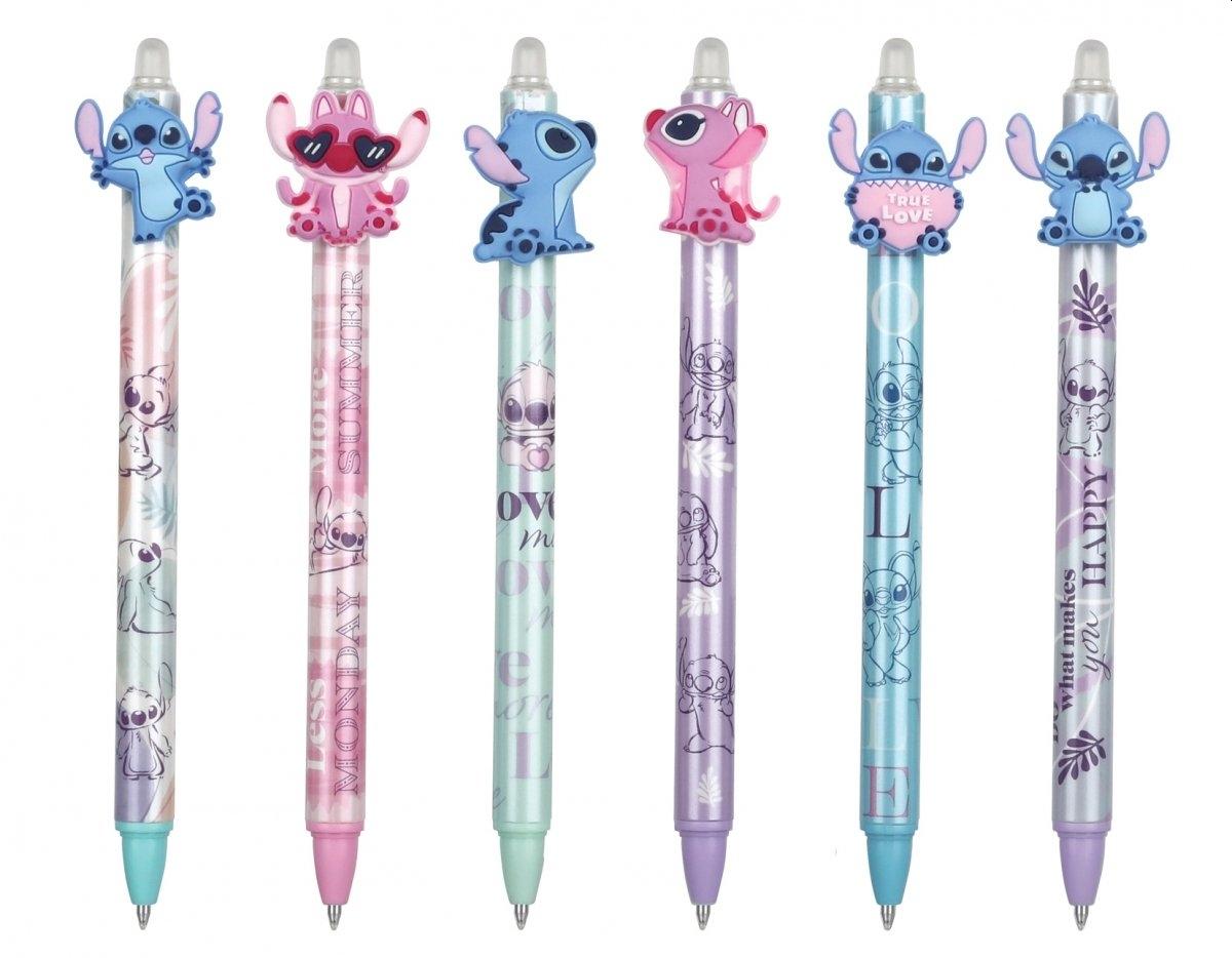 78294PTR - Cool Pack radírozható toll, nyomógombos, Disney Stitch Pastel /36