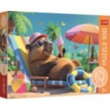 Trefl: Kapibara - 100 darabos puzzle