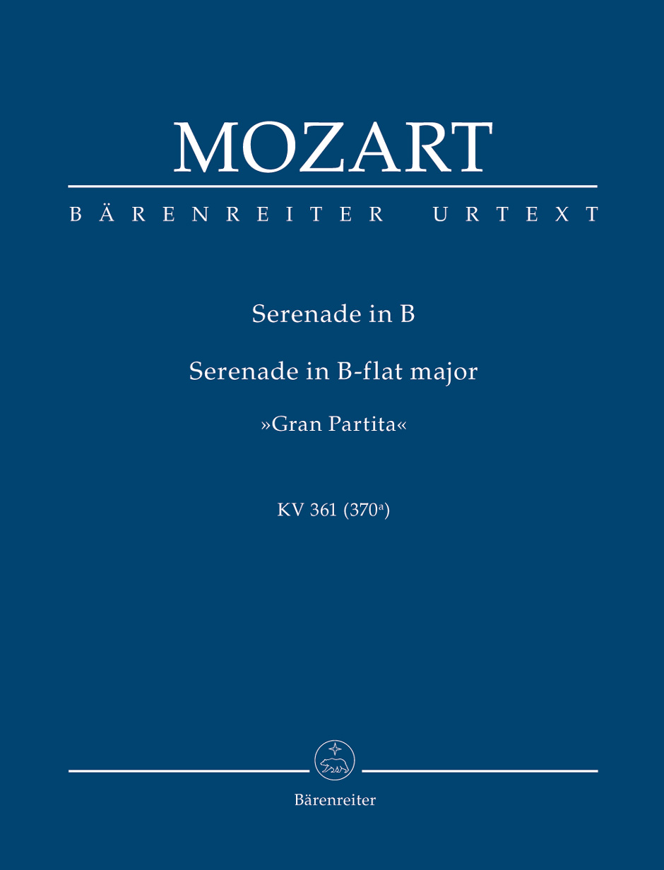 MOZART, W,A, - SERENADE IN B "GRAN PARTITA" KV 361 (370a) STUDIENPARTITUR