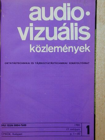 Appel György - Audio-Vizuális Közlemények 1980/1-6. [antikvár]