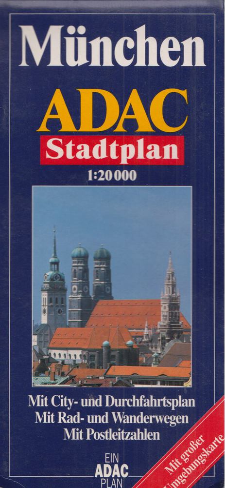 München Stadtplan 1:20000 [antikvár]