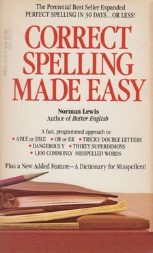 NORMAN LEWIS - Correct Spelling Made Easy [antikvár]