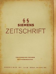 C. Trettin - Siemens Zeitschrift Jan./März 1942 [antikvár]